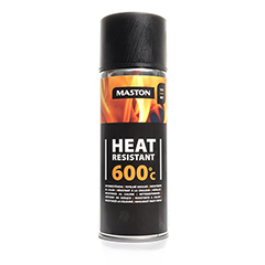 Hőálló festék +600°C (400 ml) fekete