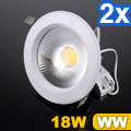 Beépíthető LED lámpa 18W (183 mm, kerek) meleg f. (2 db)