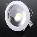 Beépíthető LED lámpa 30W (180 mm, kerek) meleg f.