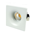 Spot LED lámpa, fix, négyzet, fehér (3W) hideg fehér