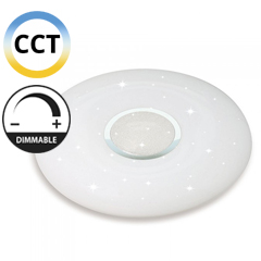 Mennyezeti csillagos LED panel (40W - kör) falon kívüli, változtatható színhőmérséklet + fényerő állítás