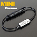 Mini LED Dimmer - nyomógombos - (12-24V) 36/72W Black