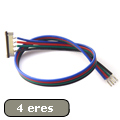 Forrasztás mentes betáp 4 eres LED szalaghoz (RGB betáp)