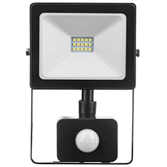 PIR mozgásérzékelős LED reflektor (30W/120°) hideg fehér