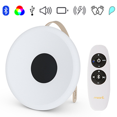 Eclipse bluetooth hangszórós asztali RGB hangulatvilágítás, távirányítóval
