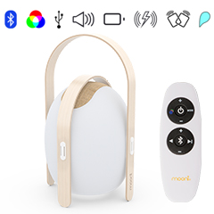 Ovo bluetooth hangszórós asztali RGB hangulatvilágítás, távirányítóval