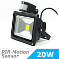 20W LED reflektor - COB LED (Mozgásérzékelős) Hideg fehér