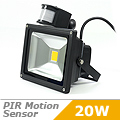 20W LED reflektor - COB LED (Mozgásérzékelős) Meleg fehér