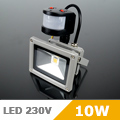 Mozgásérzékelős LED reflektor (10W/120°) Meleg fehér
