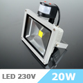 Mozgásérzékelős LED reflektor (20W/COB/120°) Term. fehér