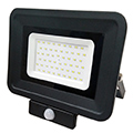 SMD2 Sensor LED reflektor fekete (50W/100°) - Hideg fehér