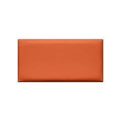 Kerma bőr falpanel, bőrpanel, Arden-258 Vérnarancs (12,5x25 cm)