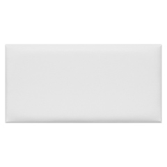 Bőr falpanel, bőrpanel, Melody-001 Hófehér (25x50 cm)