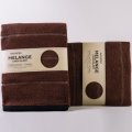 Melange 100% pamut frottír törölköző Chocolate (50x100 cm) - csoki