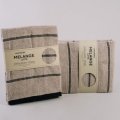 Melange 100% pamut frottír törölköző Latte (50x100 cm) - krém