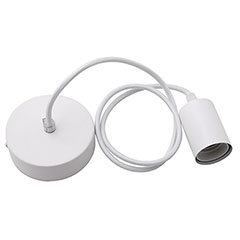 E27-es függeszték (minimal lámpatest) 1m vezetékkel - fehér