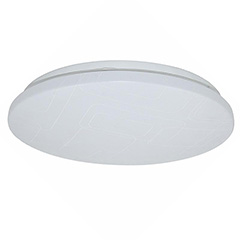 Mennyezeti LED panel négyzet mintával (24 W - 375mm - kör) természetes fehér, falon kívüli