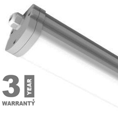 Mennyezeti por és páramentes LED lámpatest G-Type (36W) 125 cm, 4000K