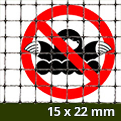 Rácsos vakondháló - rácsosztás: 15x22mm  (1x100m = 100m2) tekercs