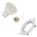 - 5Watt GU10 LED lámpa + szpot keret + GU10 csatlakozó (kettesével rendelhető)