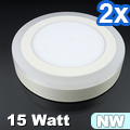 CR80 LED panel (oldalvilágítós) 12+3W - természetes f. (2db)