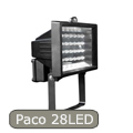 LED fényvető Paco (28 LED / 2W) fekete