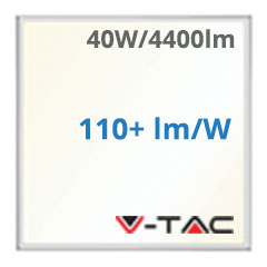 LED panel (595 x 595mm) 40W - természetes fehér, 110Lm/W - IP65!
