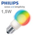 x. LED lámpa E27 (DIP LED/1.5W/270°) RGB IP44 -Philips