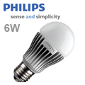 x. LED lámpa E27 (PowerLED/6W/250°) meleg fehér -Philips D