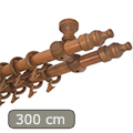 Carballo Plus komplett fa karnis, cseri, 2 soros, menny., 300 cm