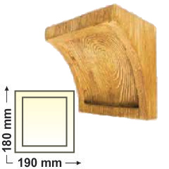 DecoWood Bükk Rusztikus 190 konzol-02 (EQ025)