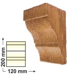 DecoWood Bükk Rusztikus 120 konzol-03 (EQ036)