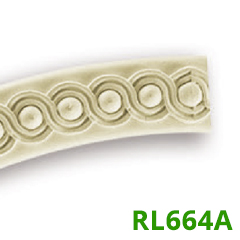 XXL rozetta 102 cm átmérő - negyedív mennyezeti dísz poliuretánból (RL664A)