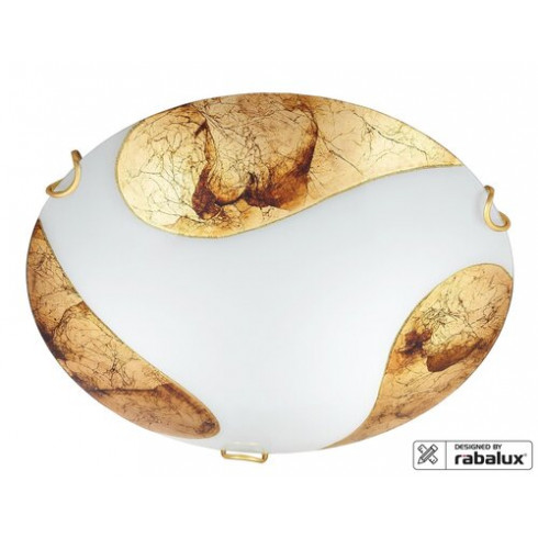 Art gold mennyezeti lámpa, kör ufo kialakítás, 30 cm (E27)