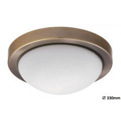 Disky mennyezeti lámpa (2xE27) bronz - 33 cm