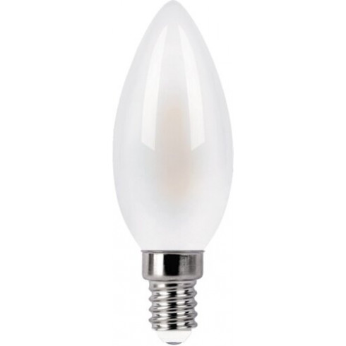 LED filament izzó - E14 4 Watt természetes fehér C35 Candle frost