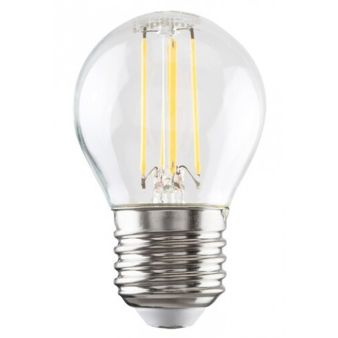 LED filament izzó - E27 4 Watt meleg fehér G45 Globe