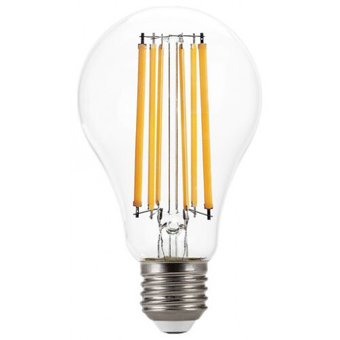 LED filament izzó - E27 12 Watt természetes fehér A68 Globe