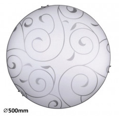 Harmony Lux mennyezeti lámpa (3xE27) domború burával, indás mintával - 50 cm