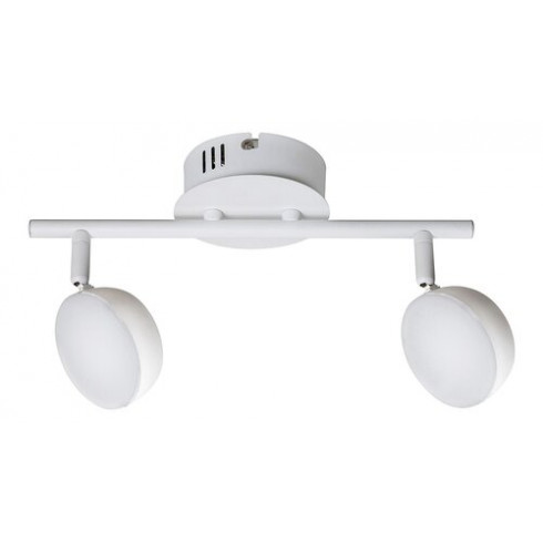 Hedwig LED spotlámpa (2x4W) - dimmelhető - állítható színhőmérséklet, matt fehér, távirányítóval