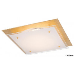 June mennyezeti LED lámpa (24W) természetes fehér - 42x42 cm - arany