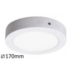 Lois ráépíthető lámpa 12W LED, kör alakú, fehér - természetes fehér fény