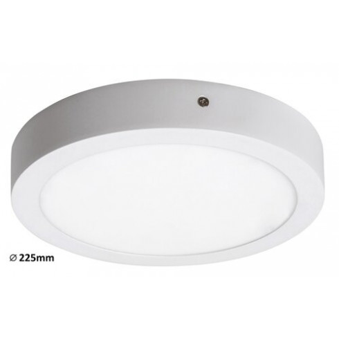 Lois ráépíthető lámpa 18W LED, kör alakú, fehér - természetes fehér fény