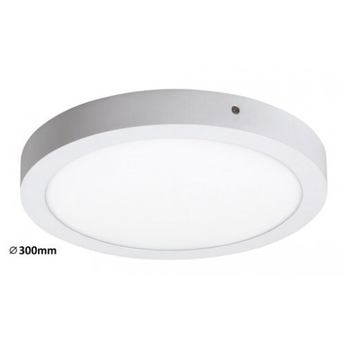 Lois ráépíthető lámpa 24W LED, kör alakú, fehér - természetes fehér fény