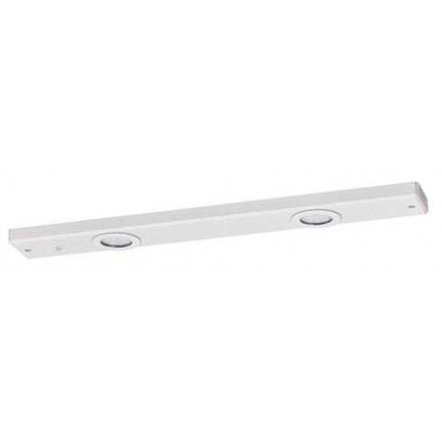 Long light LED bútorvilágító lámpa, kapcsolóval, 55cm (2x3W) meleg fehér