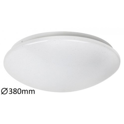 Lucas nappali LED lámpa, kör, 38 cm, IP20, csillogó effekt (24W) természetes fehér