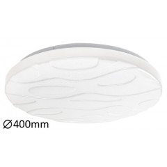 Mason nappali LED lámpa távirányítóval (24W) változtatható fényerő és színhőmérséklet, 40 cm