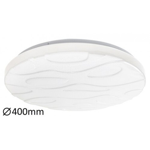Mason nappali LED lámpa távirányítóval (24W) változtatható fényerő és színhőmérséklet, 40 cm