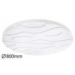 Mason nappali LED lámpa távirányítóval (80W) változtatható fényerő és színhőmérséklet, 80 cm