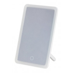 Misty kozmetikai tükör LED világítással, micro-USB töltős (4W) szögletes